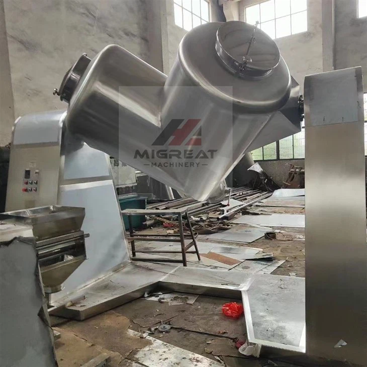 V blender dry powder mixer (3)
